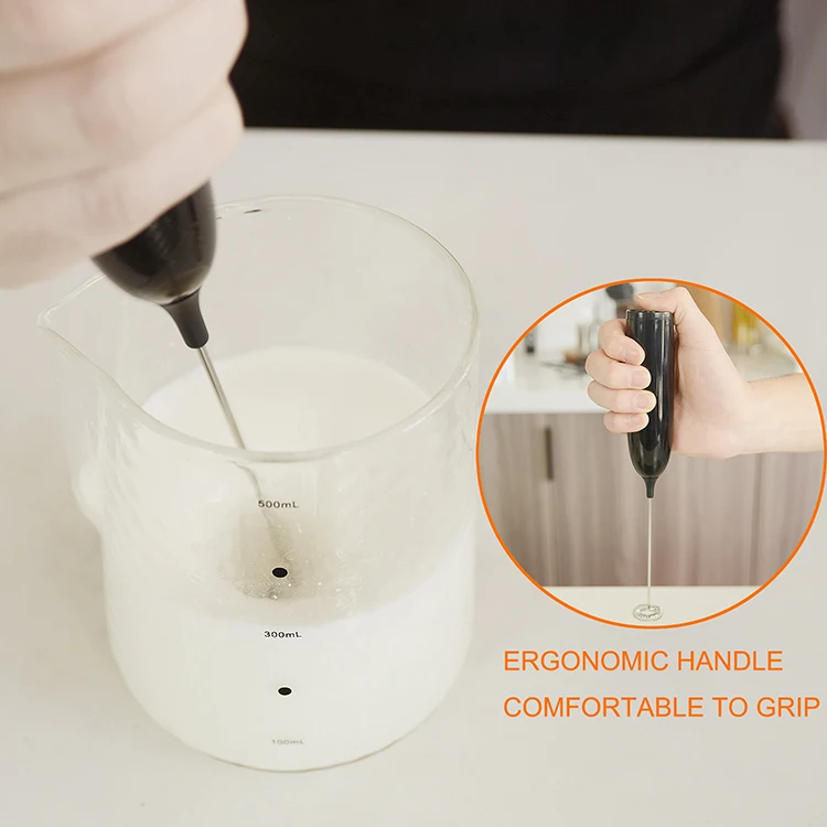 Electric Handheld Drink Mixer Hot Chocolate Maker Coffee Foam Make Milk Frother