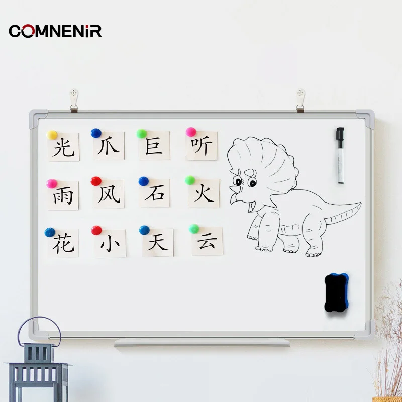one stop school furniture Modern Professional Lacquered Steel Dry-Erase Magnetic White Board Self-Adhesive Set for Schools