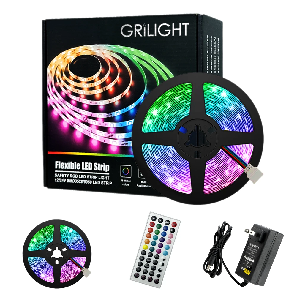 12 В USB RGB Светодиодная лента Bluet Приложение инфракрасный пульт дистанционного управления светодиодный ленточный ремень для дома ТВ подсветка атмосферная декоративная лампа