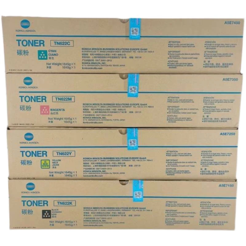 Genuine original  Konica Minolta TN615 TN616 TN622 toner cartridge C1085 C1100 C8000 C7000 C6000 copier cartridge