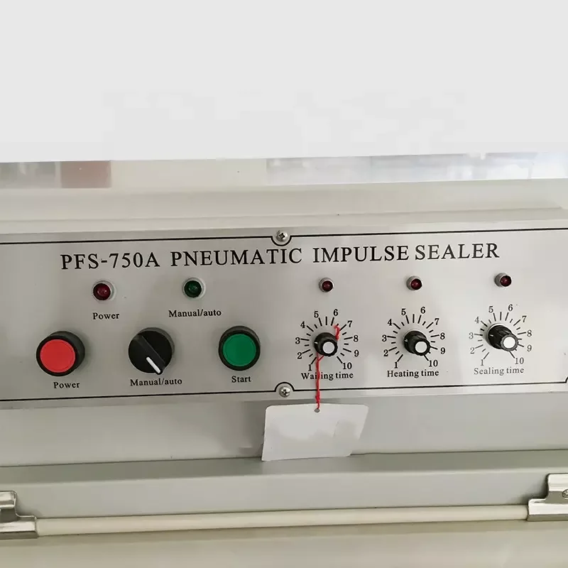 Vertical Pneumatic Large Max.750mm Plastic Bag Polythene Sealing Machine