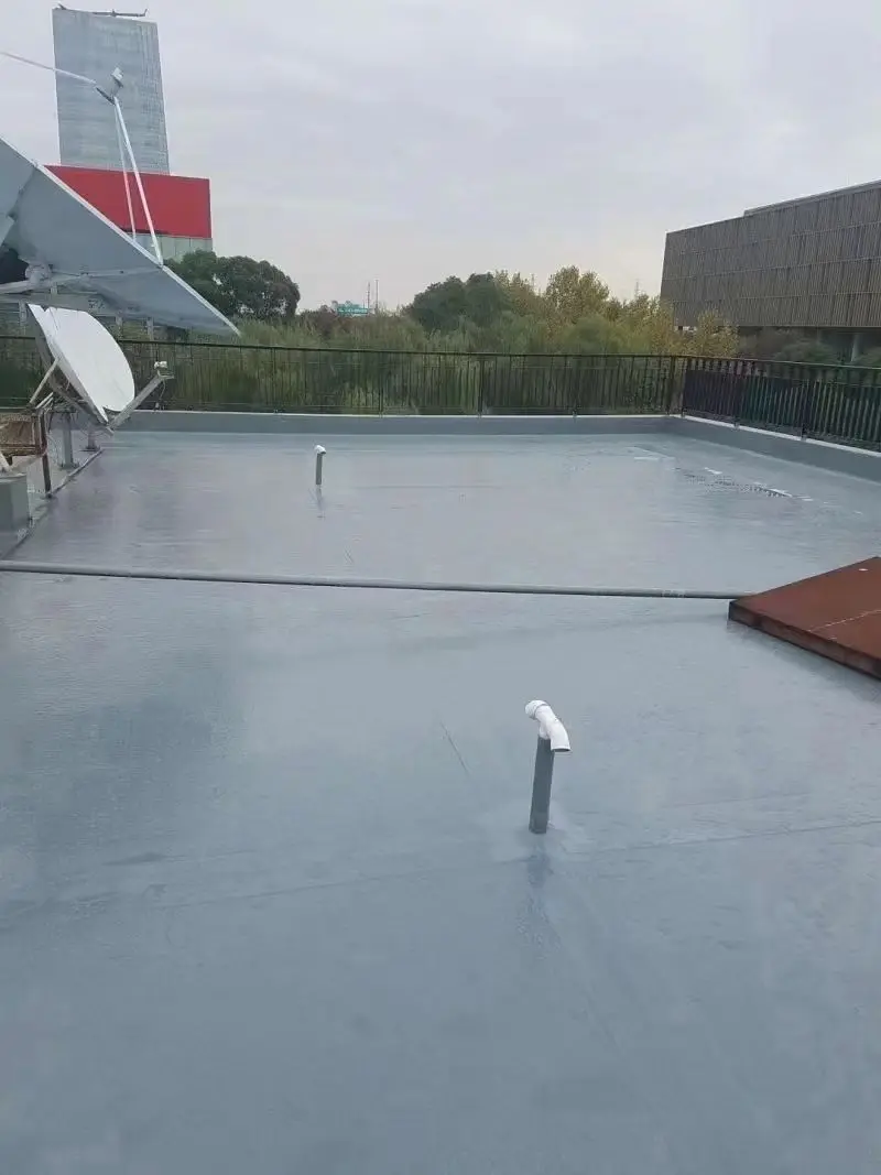 Grey rubber Leakage repair waterproof coating Ground fish pond Color steel tile for bungalow Interior wall of roof