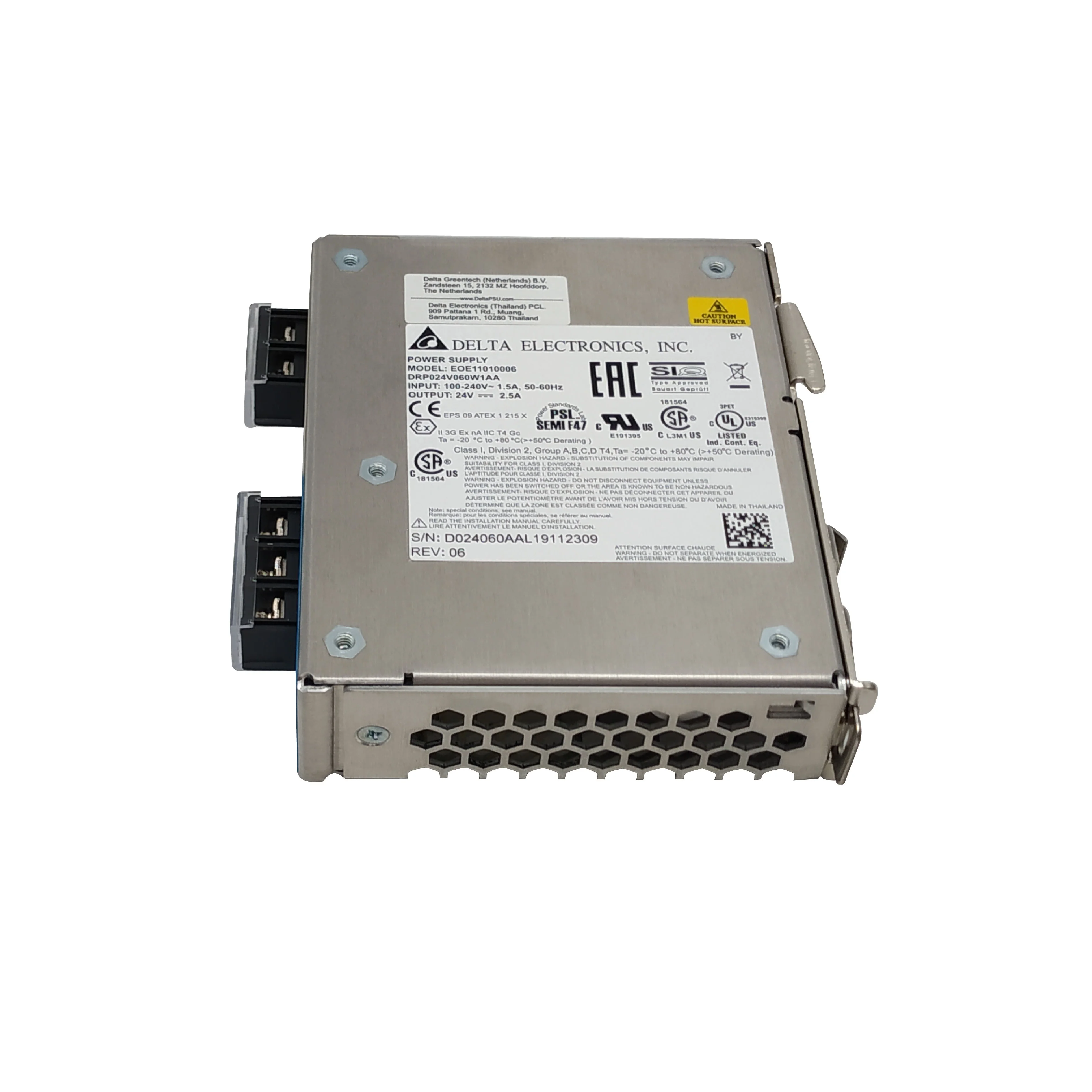 DVP16SP11T 24V 2.5A EOE11010006 Delta Guideway Switching PLC controller