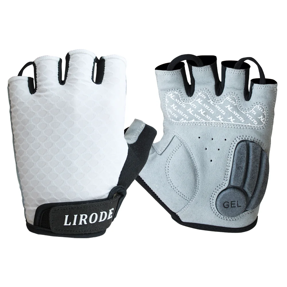 Customized Small Size Cool Cut Finger Cycling Gloves Thin Lightweight Bike Gloves For Child