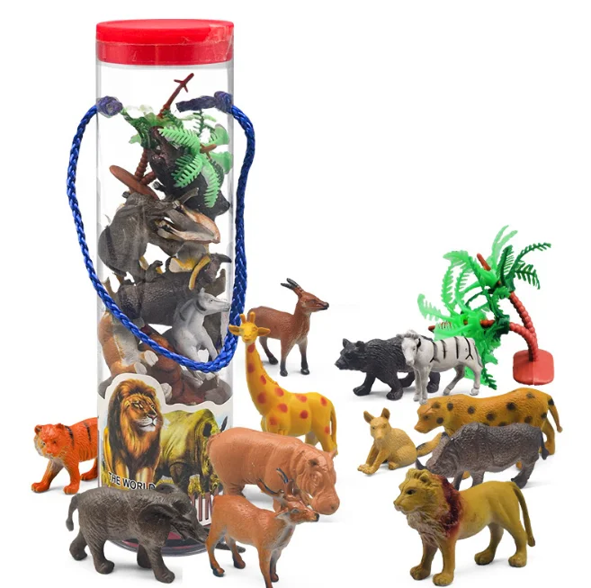 Factory cheap wild ocean jungle dinosaur animal toy figurines party suppliers sensory play for kids children learning