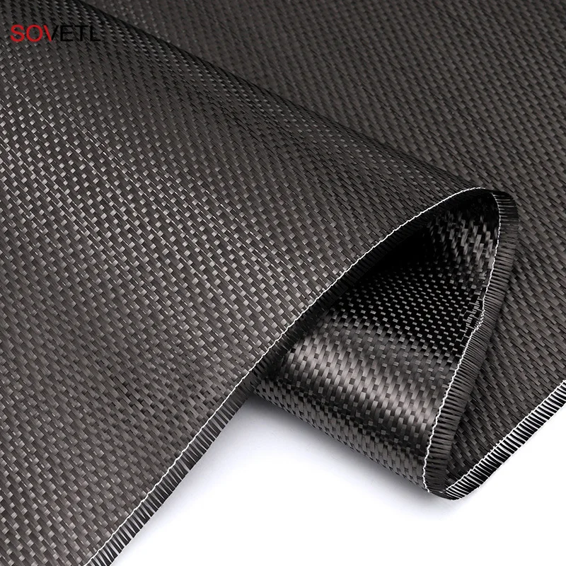 Carbon Fiber Fabric Ultra-thin Fabric Flame Resistance Building reinforcement Drone Carbon Fiber Fabric