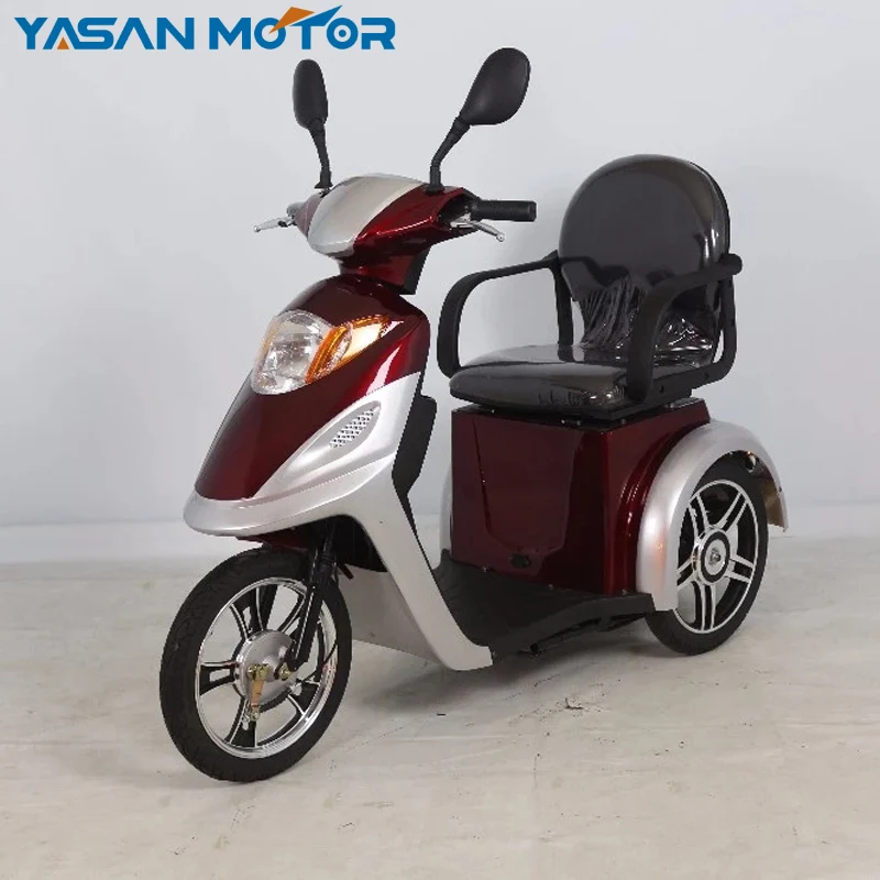 Safe EEC 60V 1000W Brushless motor 3-wheel Mobility Scooter for the Elderly