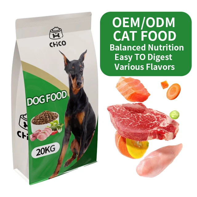 Китайский дизайн высококачественный сухой корм для собак органический домашних животных с высоким содержанием белка без зерна