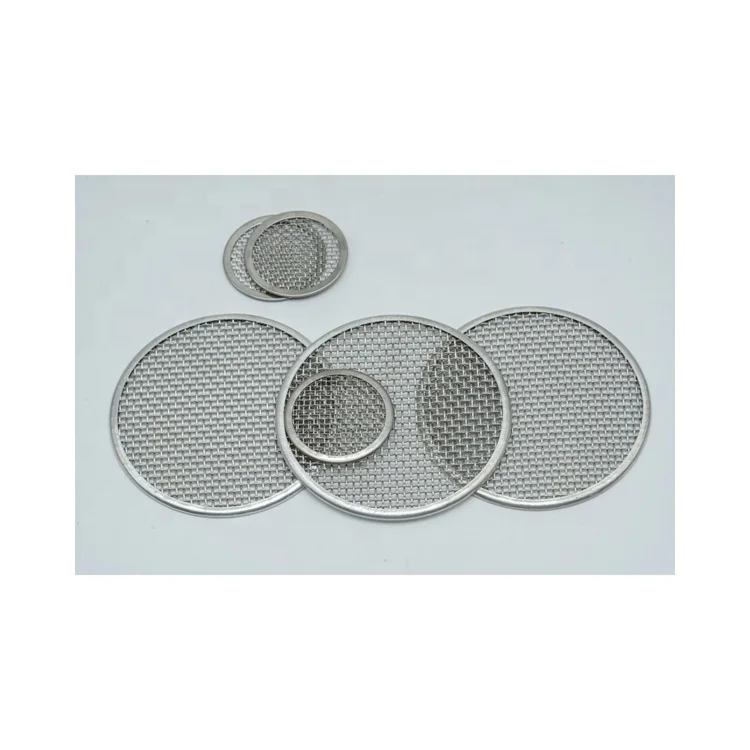 pp extruded spot welding cutting discs rubber washer 24 *110 mesh micronic dutch weave 304 stainless steel extruder filter mesh