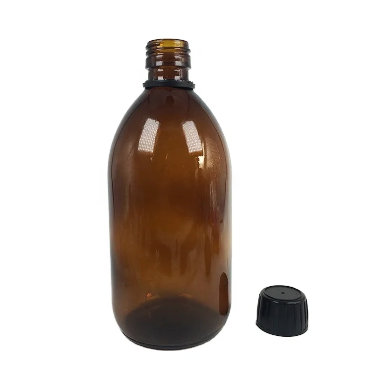 300ml 500ml 16oz cough syrup bottle 1000ml chemicals amber glass bottle 1L amber bottle for pharmacy