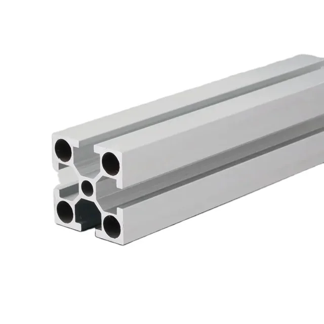 Промышленный экструдированный бестселлер 40 х40 изготовленный на заказ T-слот V-слот черный алюминиевый экструзионный