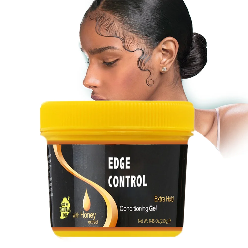 Private label super strong  best olive oil edge control  no white custom edge control gel