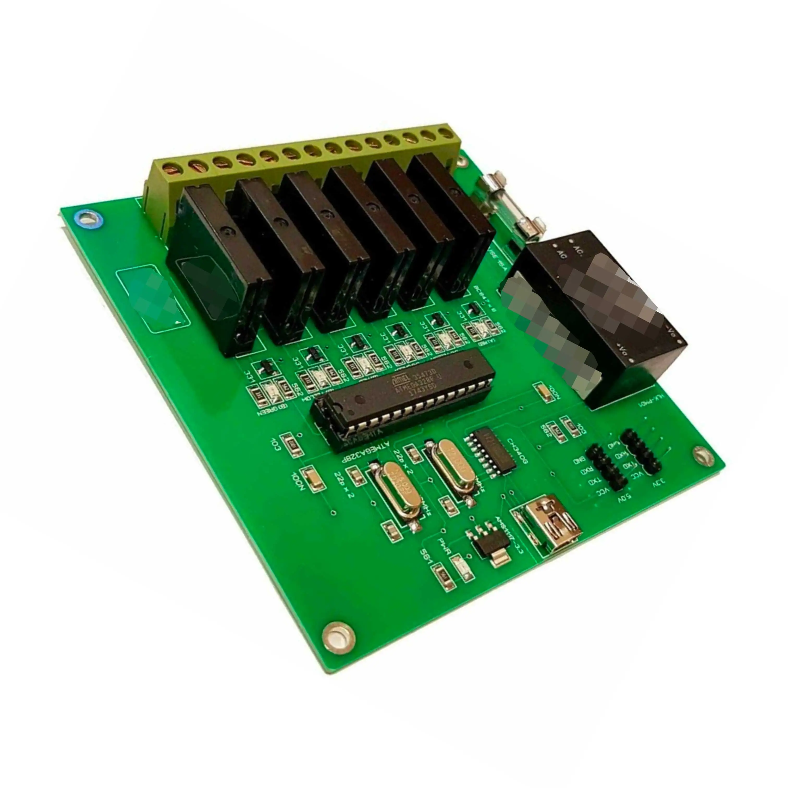 Electrode detection system pcb electronic circuit board with pcba assembly service