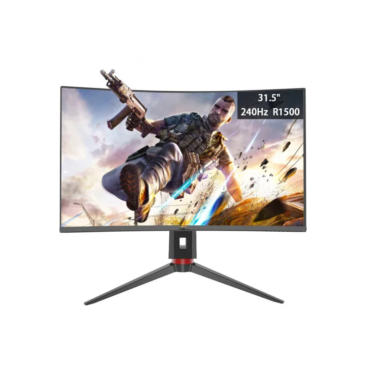 Новый обновленный изогнутый компьютерный игровой монитор FHD 31 5 дюйма/32 дюйма HDR 240