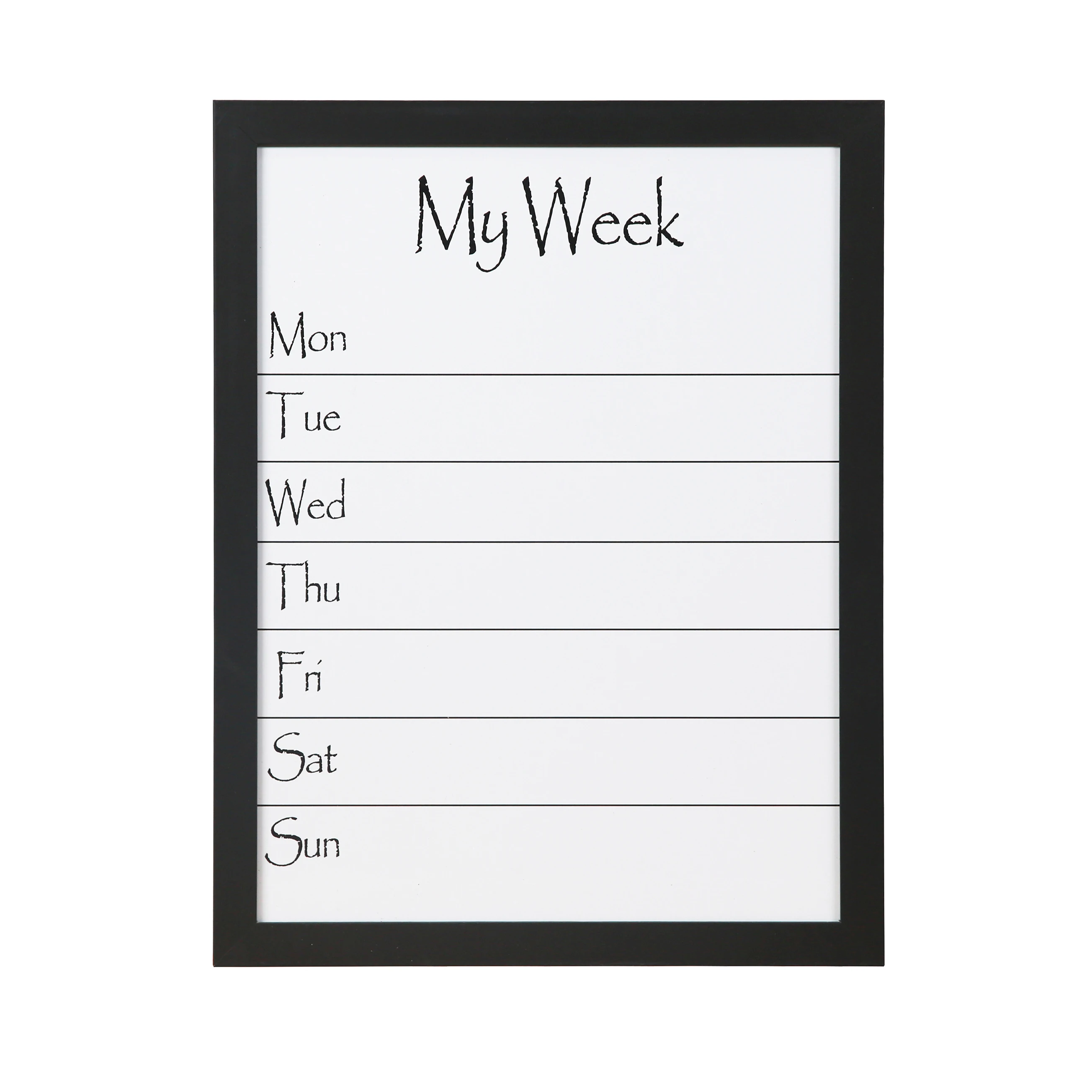 Digital Printed Simple Design Calendar Weekly Magnetic Planner  Whiteboard