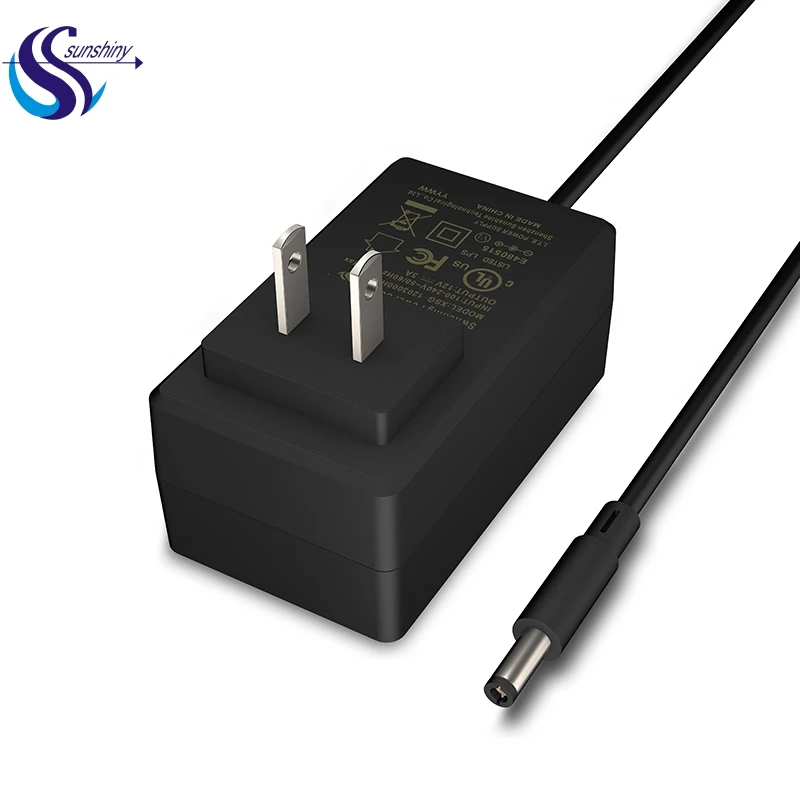 US EU UK AU KR AR JP 36W plug in DC connector 24V 19V 12V 9V 5V 1.5A 2A 3A 4A 5A AC DC power adapter