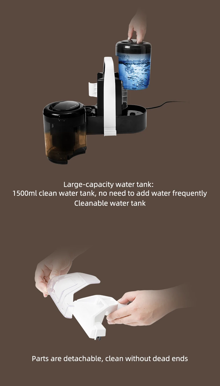 15KPA Vacuum Water Collect Window Cleaner with Extra Extendable Long Handle