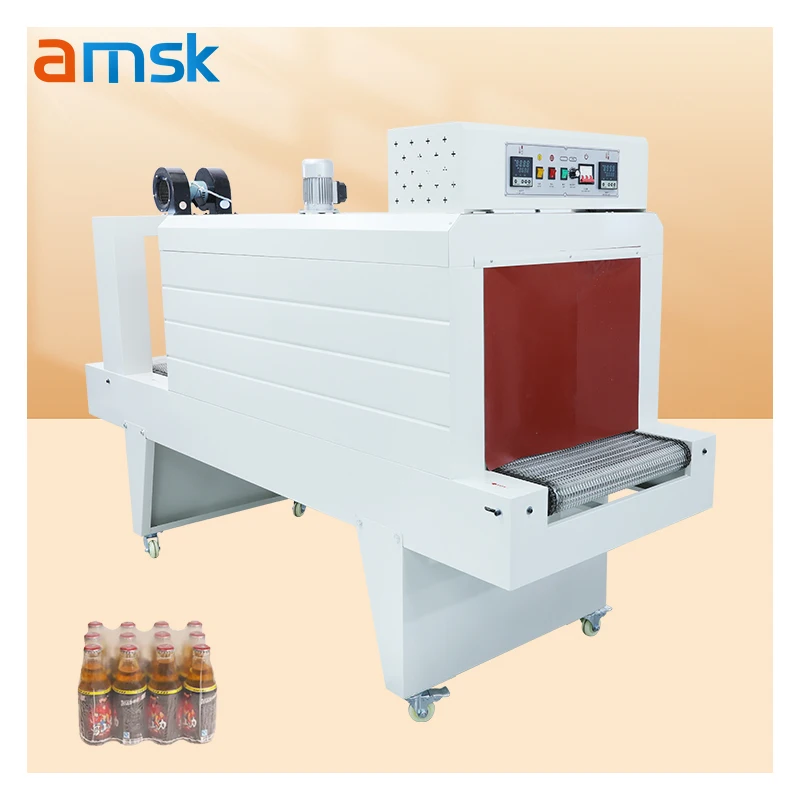 BSE-6040 Water Bottle Heat Tunnel Shrink Machine Beverage Packaging Film Packaging Food Packaging and Printer Plastic Machine
