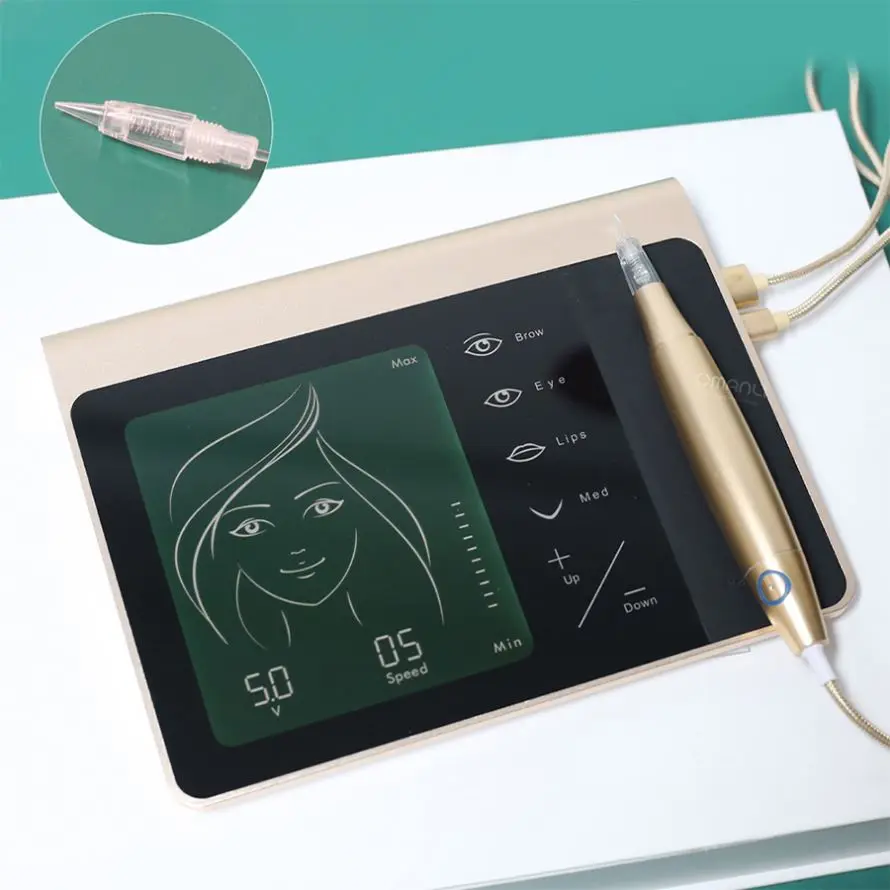 2023 Eyebrow Tattoo Machine Wireless Rotary PMU Semi Permanent Makeup Tattoo Machine For Microblading Eyebrow