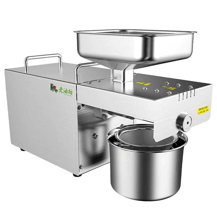MJ 5kg/h Oil Pressers Mini Home use Peanut Walnut Coconut Avocado Cocoa Soybean Sesame Sunflower Screw Oil Press Machine