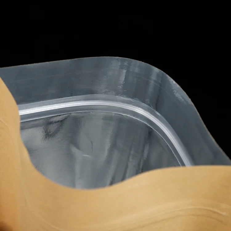 Wholesale custom 1kg 2kg 5kg 10kg recyclable paper stand up four side seal food grain wheat powder maize flour packaging bag