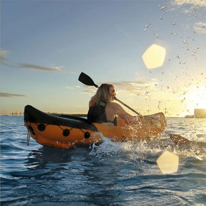 
Hot sale Challenger inflator Boat Two Persons Inflatable Kayak with 2 Paddle 