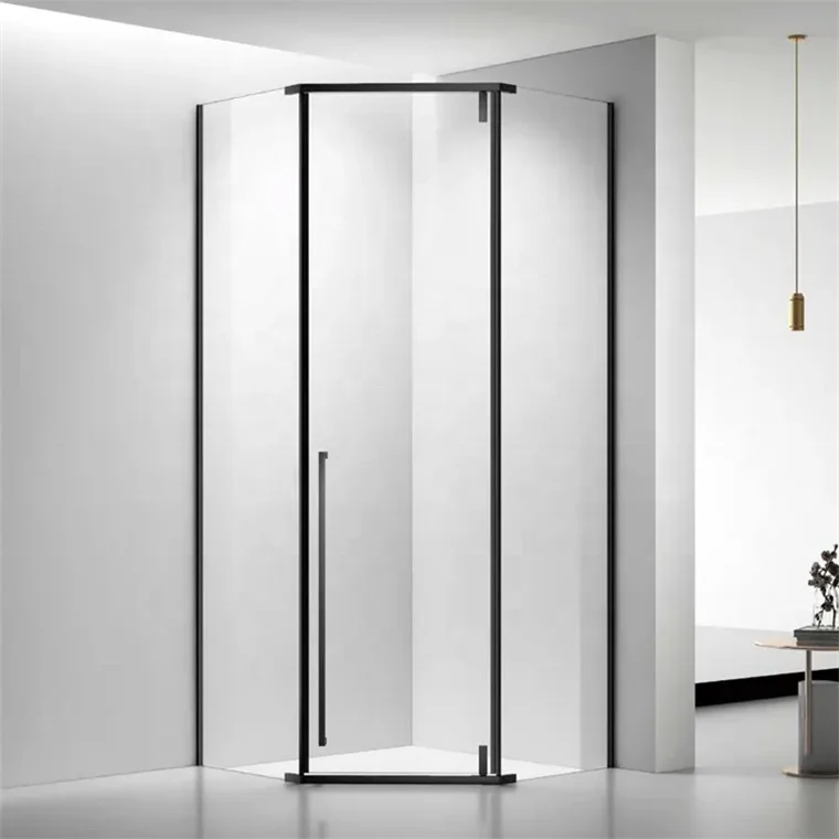 Shower Door Shower Enclosure Square Two Glass Sliding Door Modern Straight Frameless 6Mm 8Mm Shower Rooms