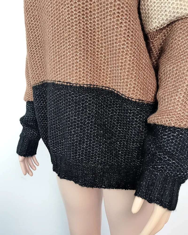 
Loose Round Neck Single Turtleneck Sweater 