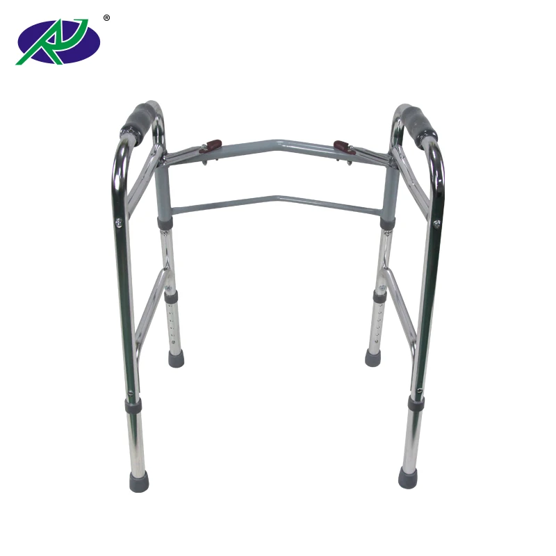 High Quality  Four Legged Walker Disabled Aluminum Walker Lightweight Folding Walker For Elderly