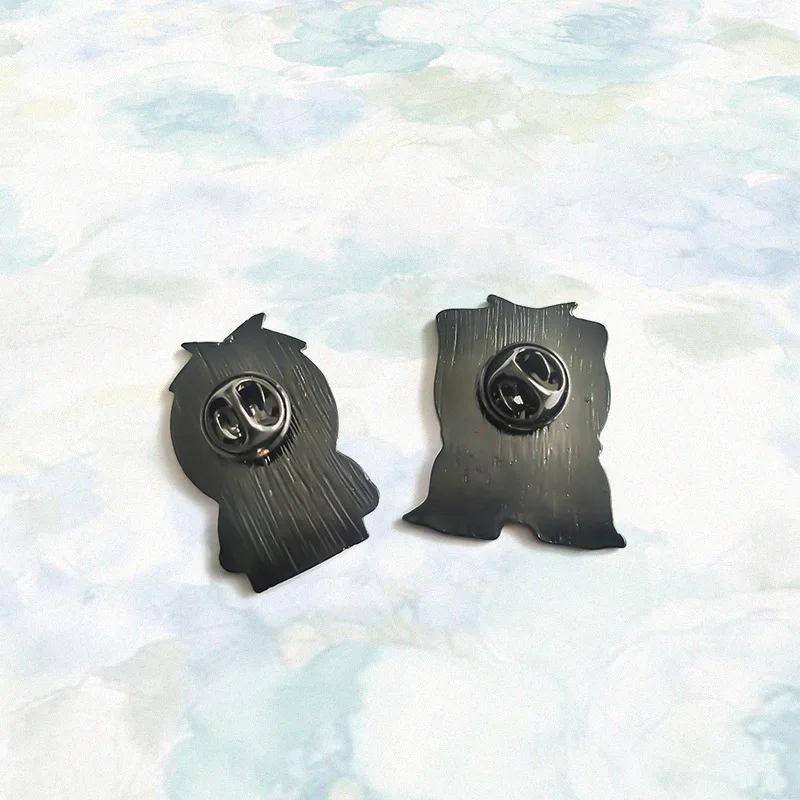 wholesale cap clothes company logo cute flower anime metal soft enamel lapel pin bulk custom for hats