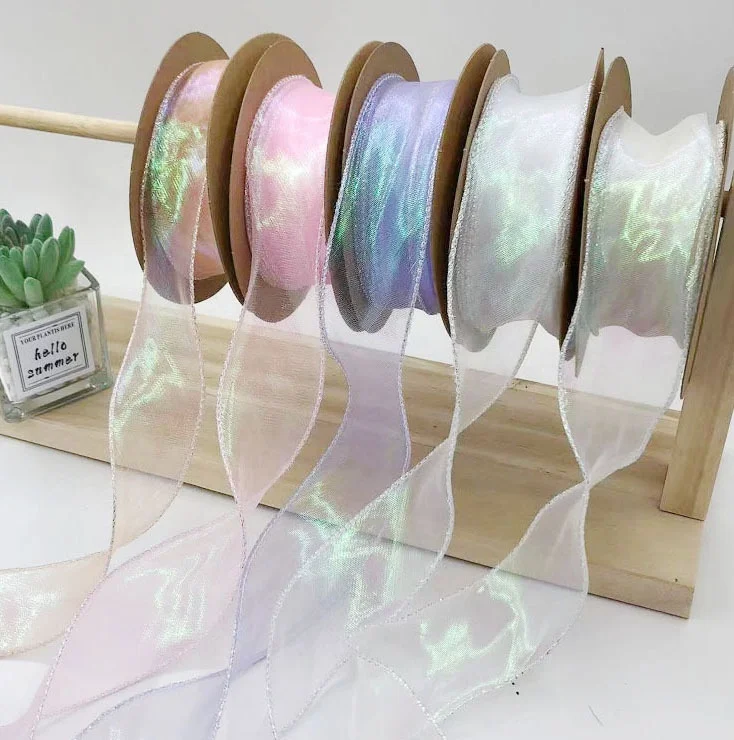 Бока-Listone 5 см со шпилькой креативный ручная работа для рукоделия из органзы специальная лента мини лук заколки