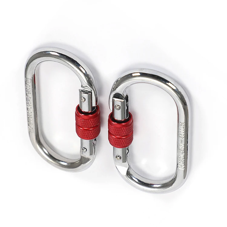 Cold Formed Steel Carabiner Hook Climbing Oval Mountaineering Carabiner Hook