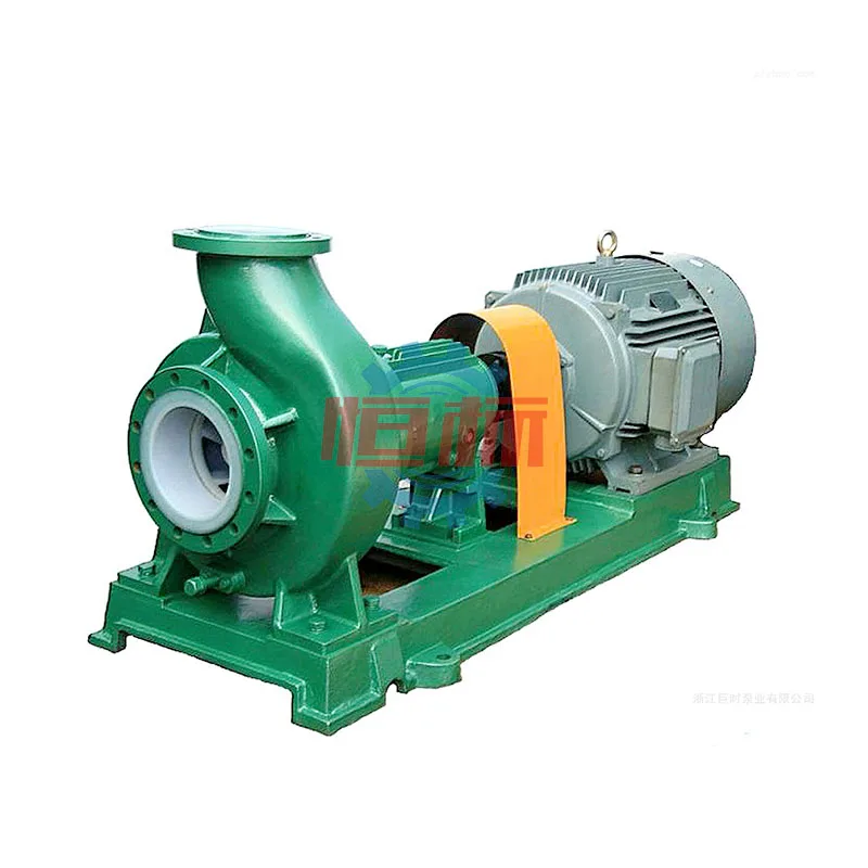 China manufacturers  Fluoroplastic lined centrifugal pumps Used for pesticides papermaking food textiles liquid pumps
