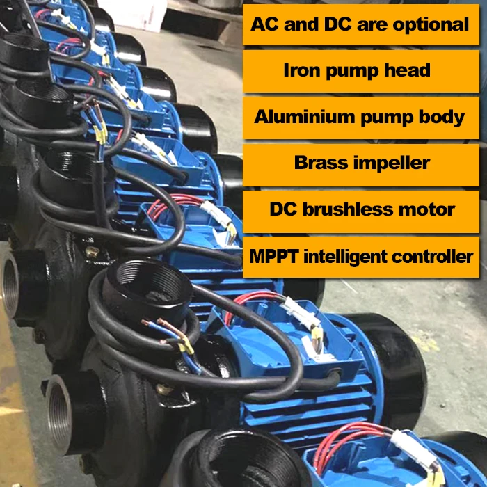 
2HP 220V water pump self priming manufacturers dc surface water pump surface solar pump DH66/18/1500 