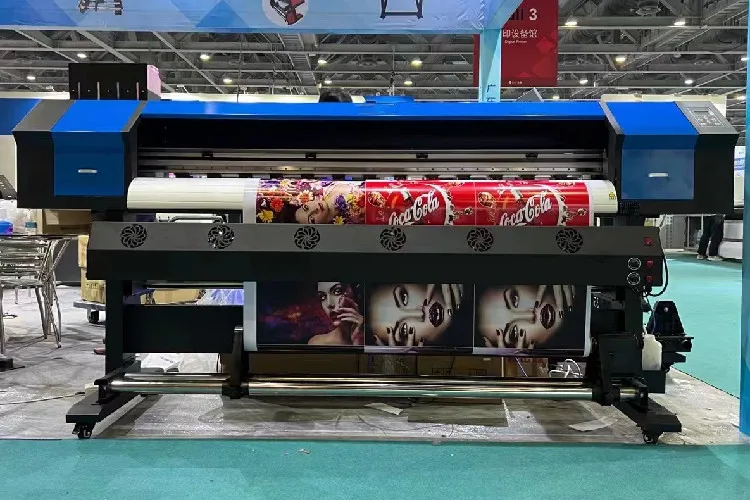 double I3200 eco solvent printer Guangzhou  Senyang board 1.6m label printing machine inkjet printer  hot sale