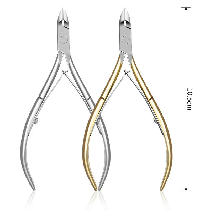 Stainless Steel Cuticle Trimmer Nippers Pedicure Tool Dead Skin Remover Cutter Nail Clipper for Fingernails and Toenails
