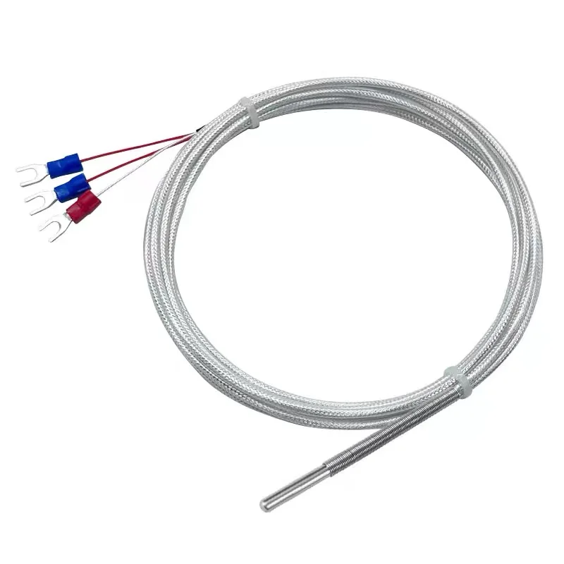 High quality k type pt100 rtd type thermocouple temperature sensor probe tip 304 thermocouple