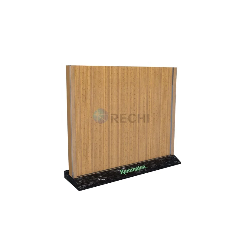 RECHI Custom Hot selling wooden knife block kitchen knife storage stand magnetic knife holder with acrylic shield