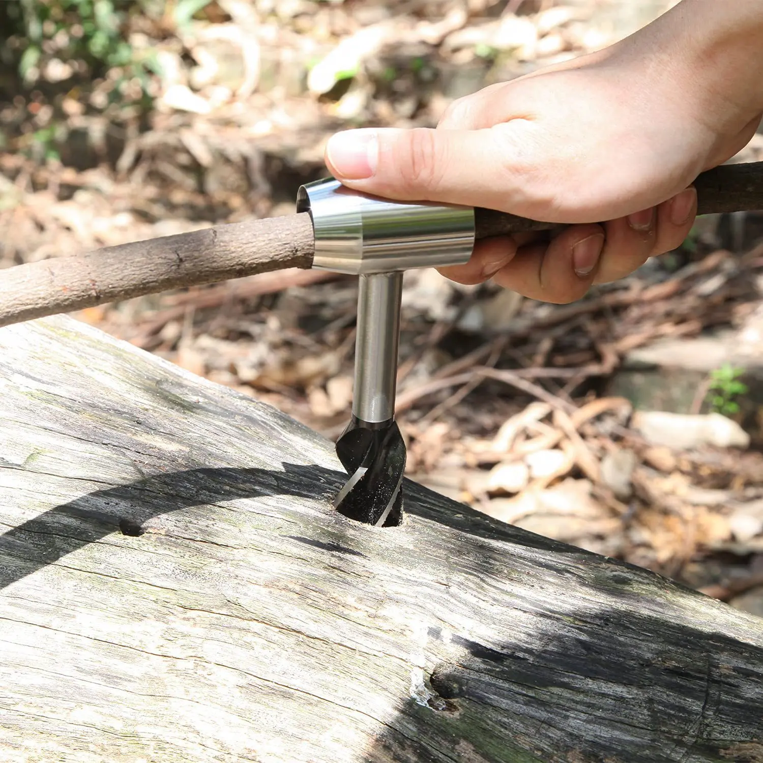 Dropshipping Durable Survival Tools for Bushcraft Hand Auger Wrench Wood Drill hand well drilling auger