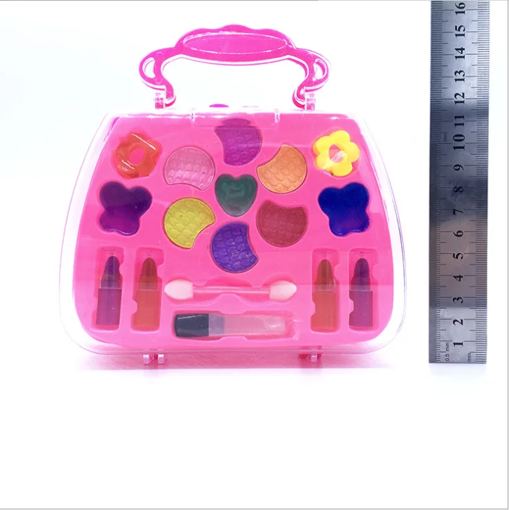 Оптовая продажа, модная детская сумка для девочек, цветной набор для макияжа, детские косметические игрушки