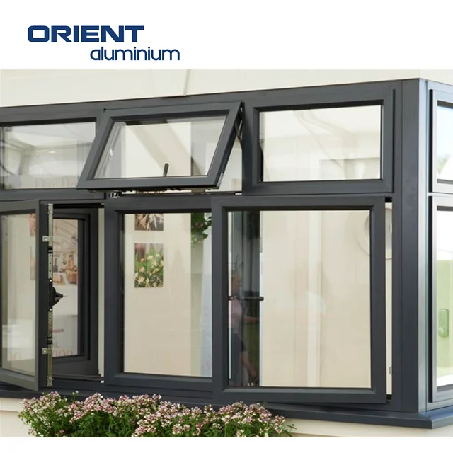 aluminium double glass sliding windows and doors for house