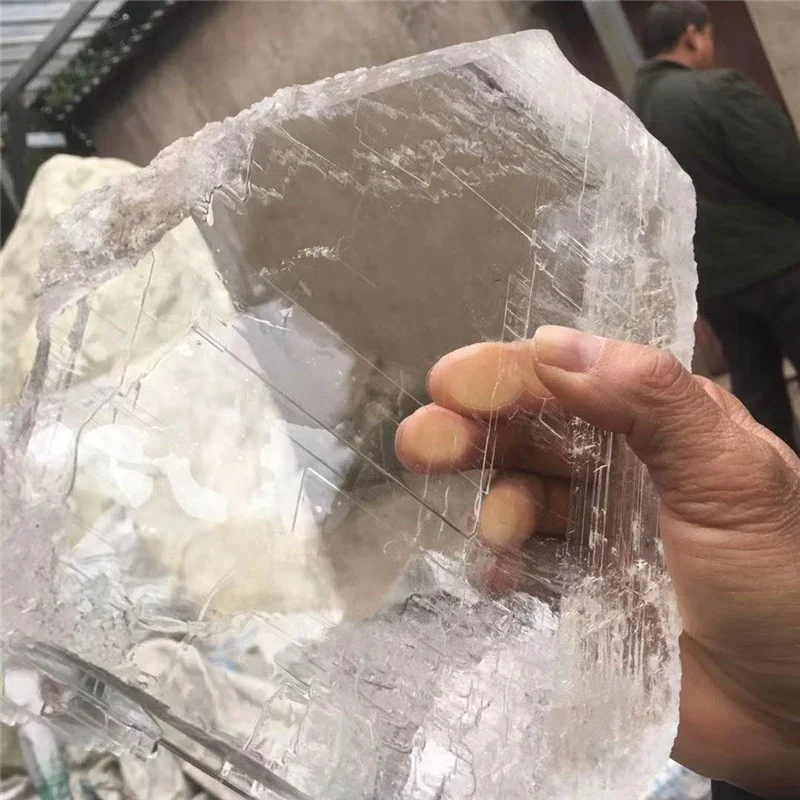  Натуральная грубая кристаллическая кварцевая пластина минеральная сырая белая прозрачная из селенита камни для гипсовых
