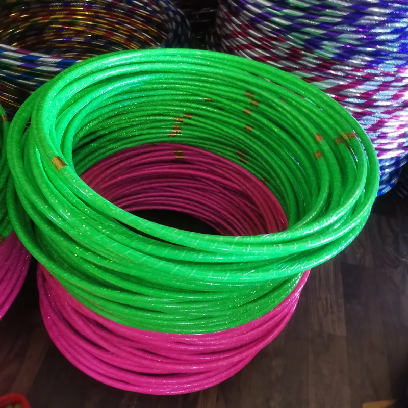 Factory direct sales Glitter Hula Fitness Hoop For Children Kids