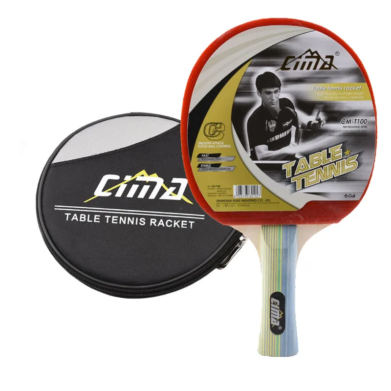 Table Tennis Racket Paddle Set Portable Storage Case Advanced Speed Control and Spin Indoor or Outdoor Play
