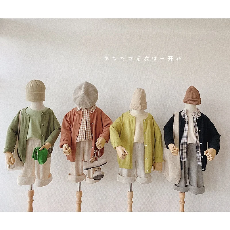 
5497 / Baby clothing little boy autumn cardigan coat knitted sweater 