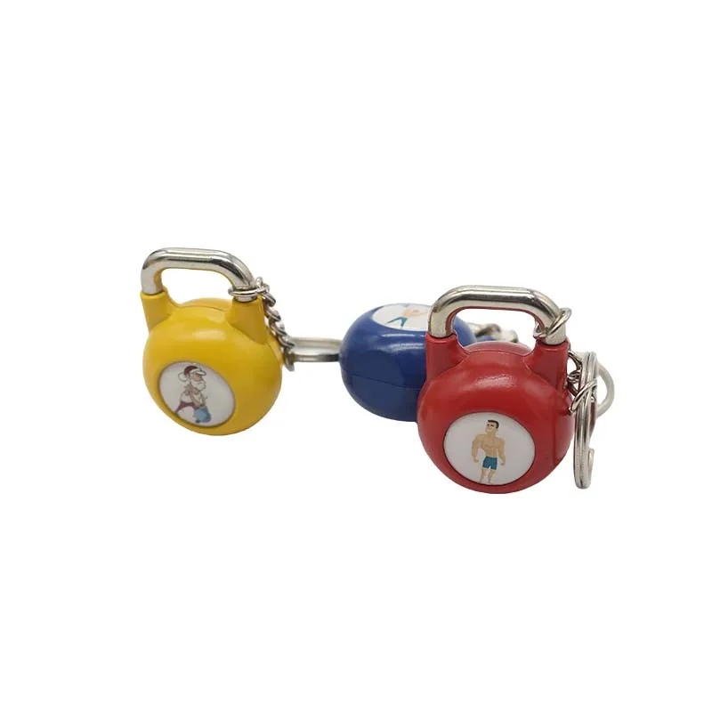 Wsnbwye llaveros onnit kettlebell Sublimation DIY CHAVEIRO metal kettlebell monkey face kettlebell Keychain
