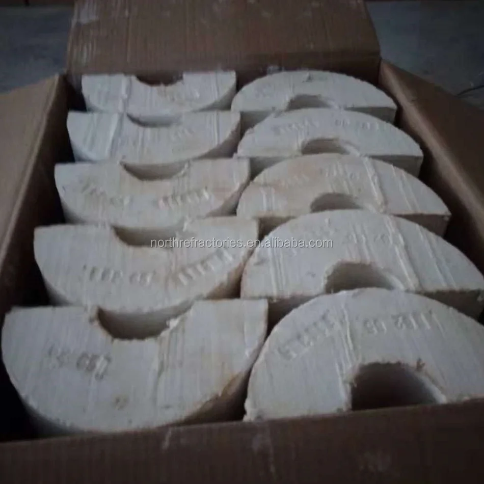 Thermal insulation calcium silicate pipe cover-asbestos free-  price