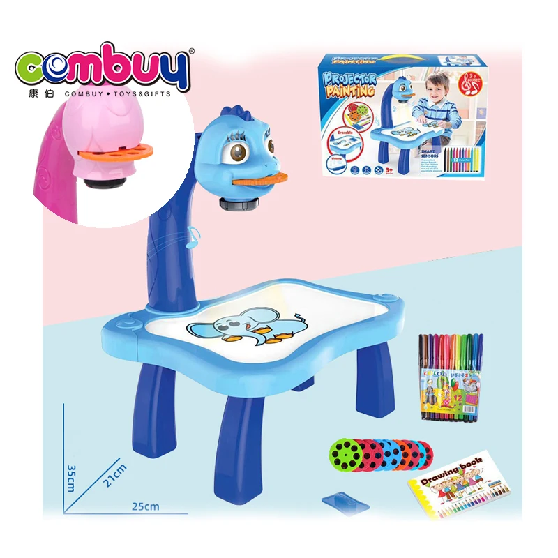 Интеллектуальная машина для рисования 3 в 1 детский проектор игрушка