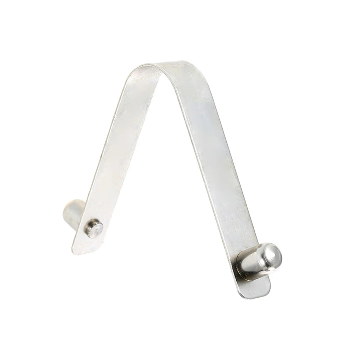 HTX Manufacture Custom Flat Metal Round Tent Pole Push Button Spring Steel Snap Locking Pin Clip