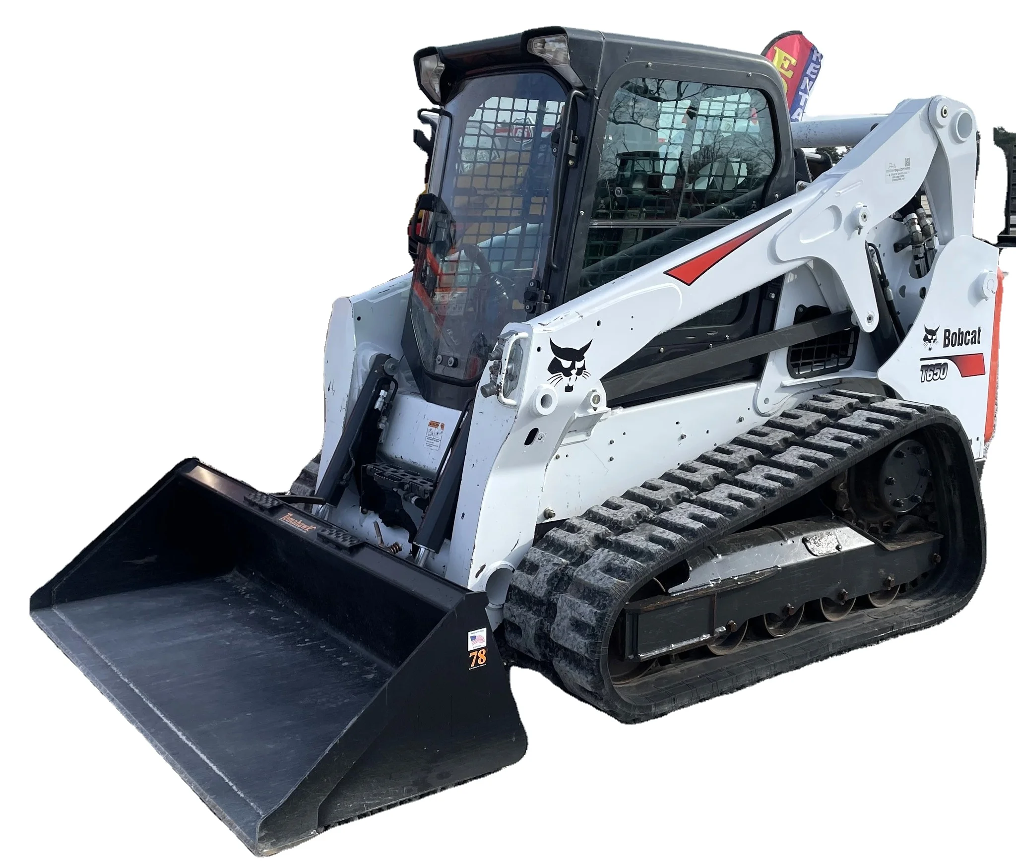 Ready for shipping used  2017 Bobcat T650 skid steer loader mini skid steer